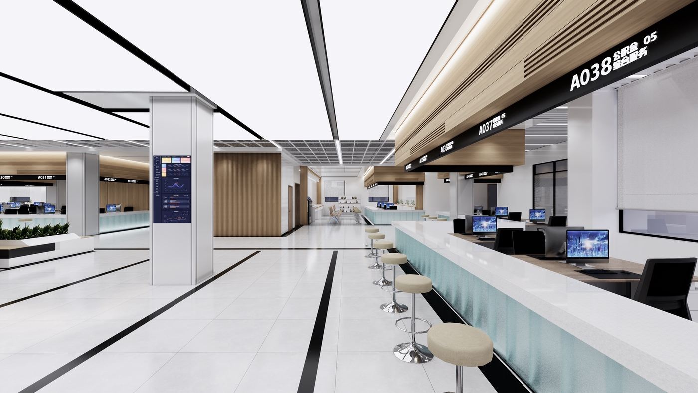 图片[4] - 嘉峪关政务服务中心过程稿方案效果图 - 展示酷