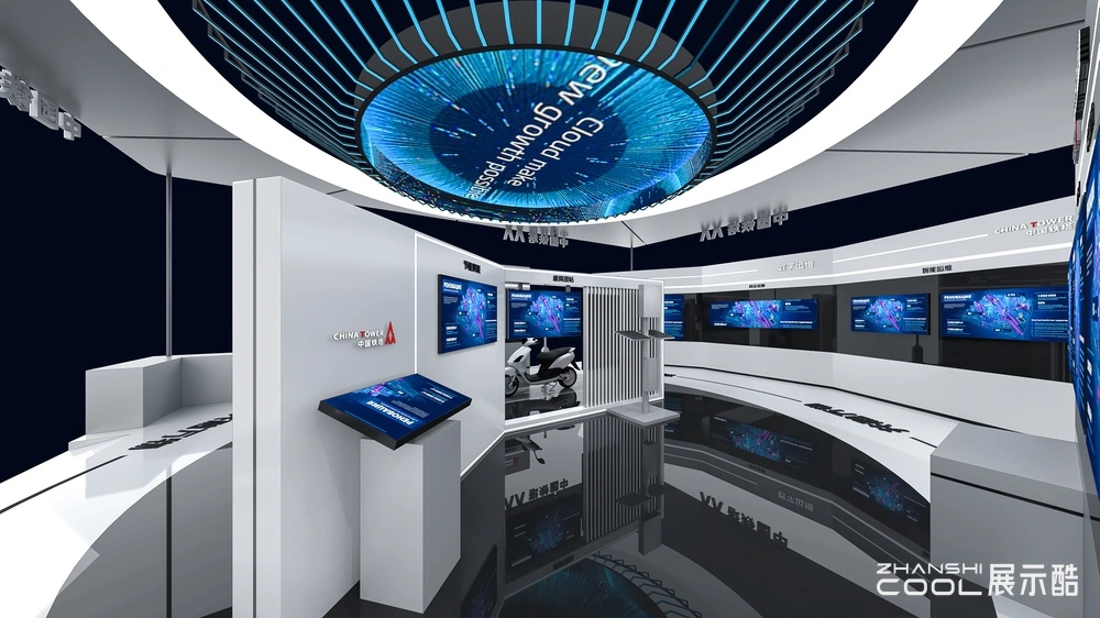 图片[4] - 中国铁塔集团展台设计效果图 - 展示酷