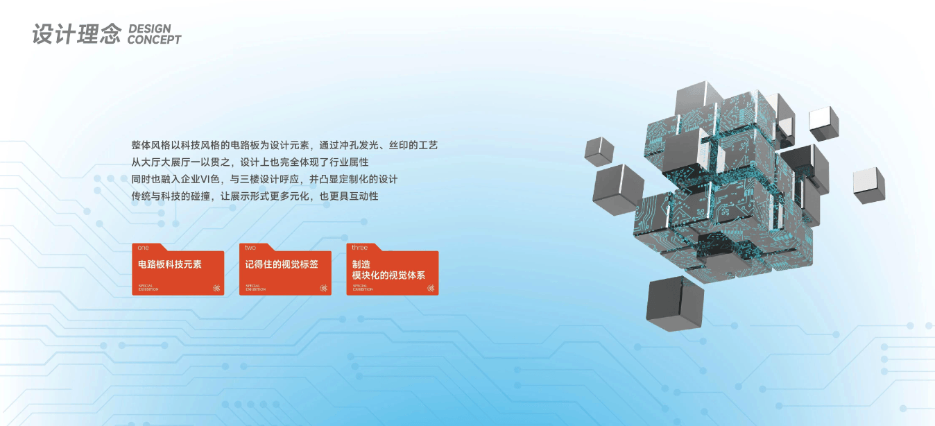 北大方正人工智能研究院企业展厅设计方案 - 展示酷