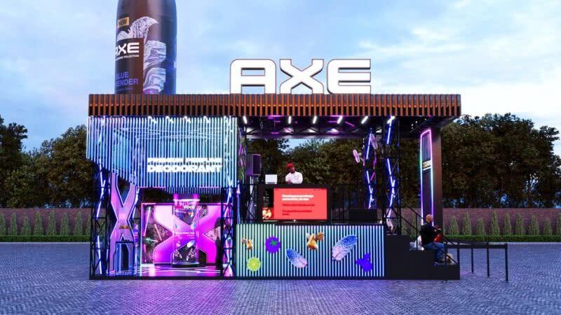 美国联合利华 AXE香水展台设计效果 AXE Booth - PESTAPORA - 展示酷