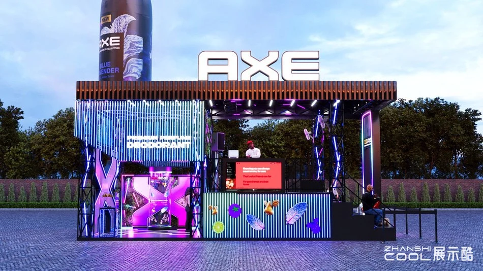 图片[1] - 美国联合利华 AXE香水展台设计效果 AXE Booth – PESTAPORA - 展示酷