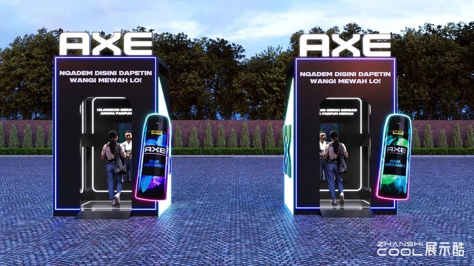 图片[5] - 美国联合利华 AXE香水展台设计效果 AXE Booth – PESTAPORA - 展示酷