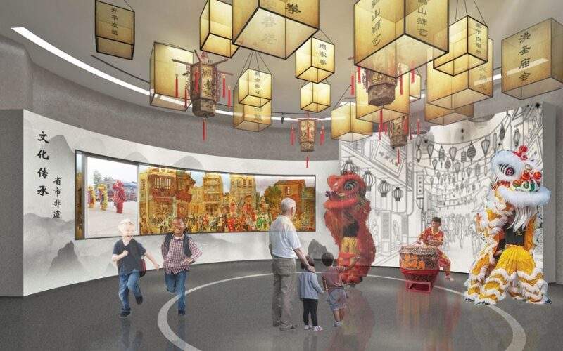 江门档案方志展馆效果图设计｜JPG｜19张｜32.36M - 展示酷
