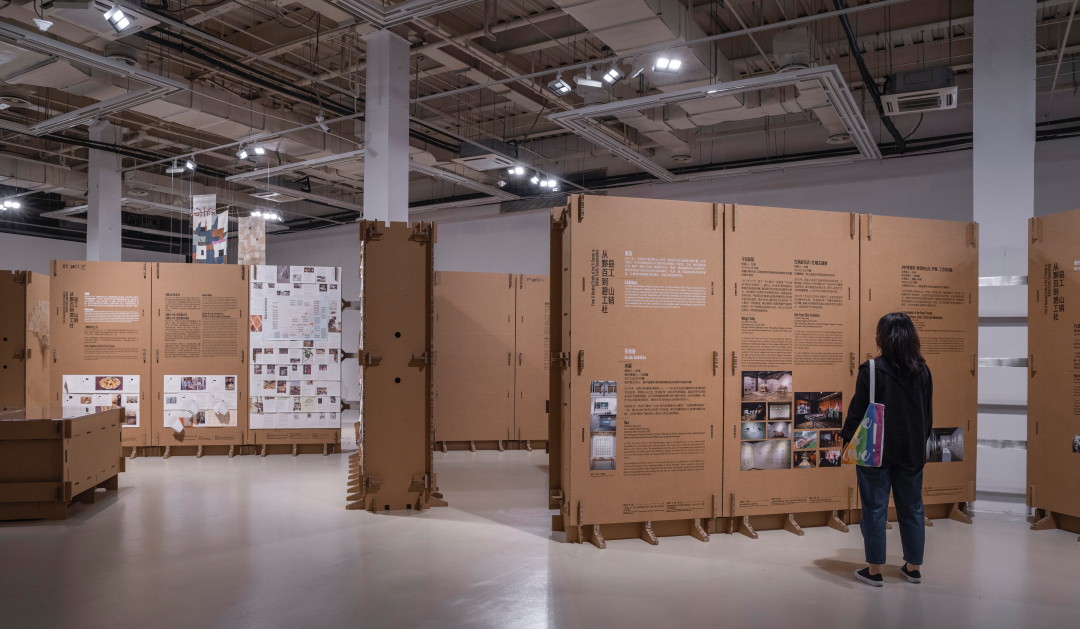 瓦楞纸板的榫卯组装展陈 临展展示组合 灵活空间展示方式｜JPG+GIF｜44张｜37.54M - 展示酷