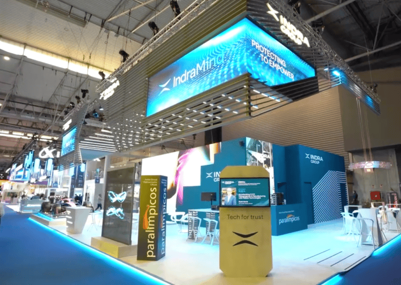 【西班牙】INDRA展台 巴塞罗那世界移动通信大会 MWC2026｜MP4｜720P｜55.33M - 展示酷