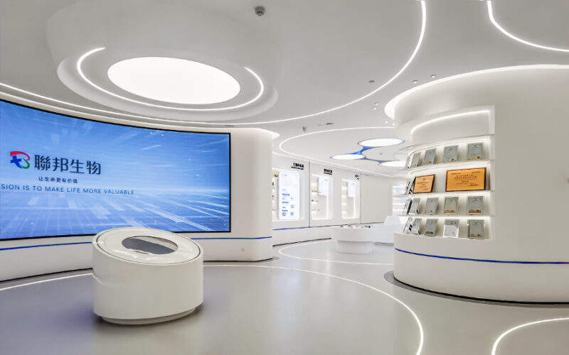 【珠海】联邦生物企业展厅实景照片及平面图｜JPG｜18张｜14.15M - 展示酷