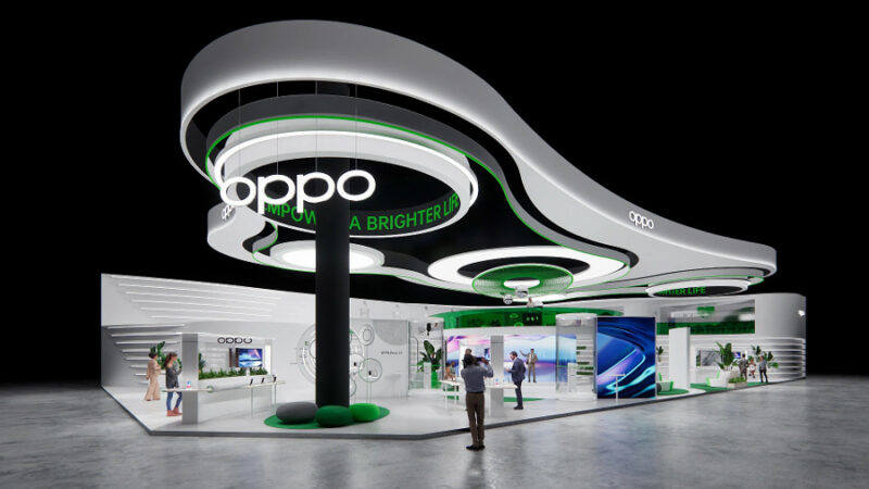 巴塞罗那 MWC 2022年 OPPO展台设计效果图｜JPG｜33张｜44.83M - 展示酷