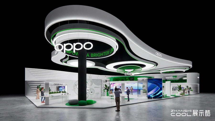 图片[1] - 巴塞罗那 MWC 2022年 OPPO展台设计效果图｜JPG｜33张｜44.83M - 展示酷