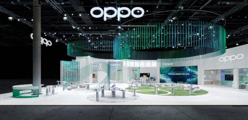 巴塞罗那 MWC 2023年 OPPO展台设计效果图｜JPG｜23张｜20.89M - 展示酷