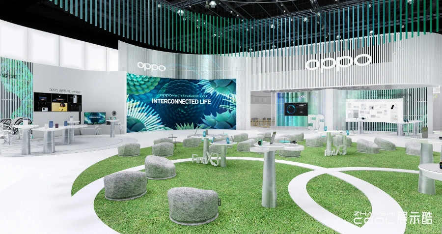 图片[4] - 巴塞罗那 MWC 2023年 OPPO展台设计效果图｜JPG｜23张｜20.89M - 展示酷